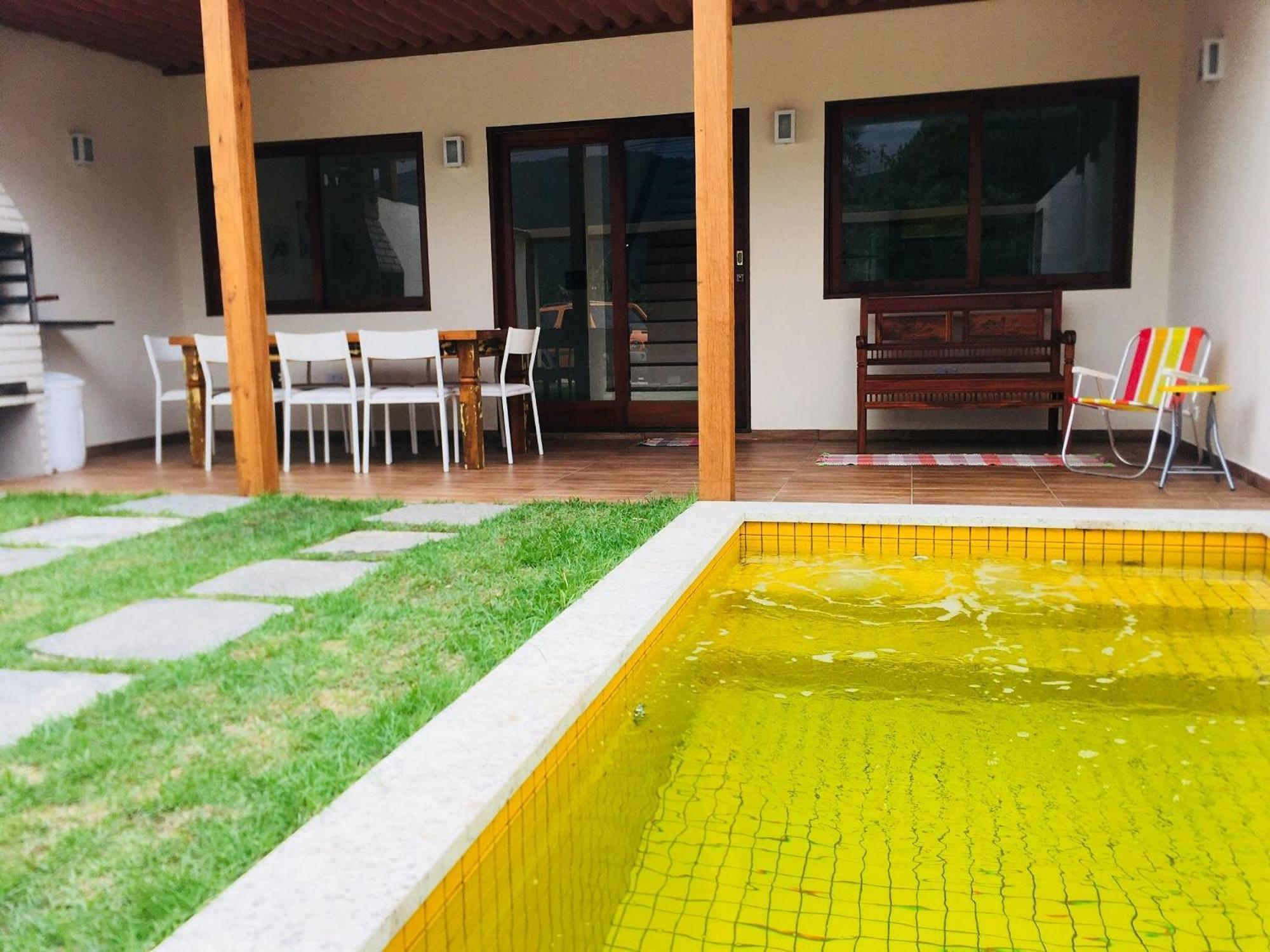 Ambar - Vista Para O Mar, 3 Suites, 1,5Km Do Centro,Piscina, Wi-Fi E Churrasqueira 帕拉蒂 外观 照片